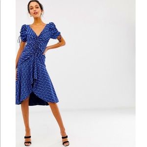 ♥︎ C/MEO Collective Sanguine Floral Midi Dress ♥︎